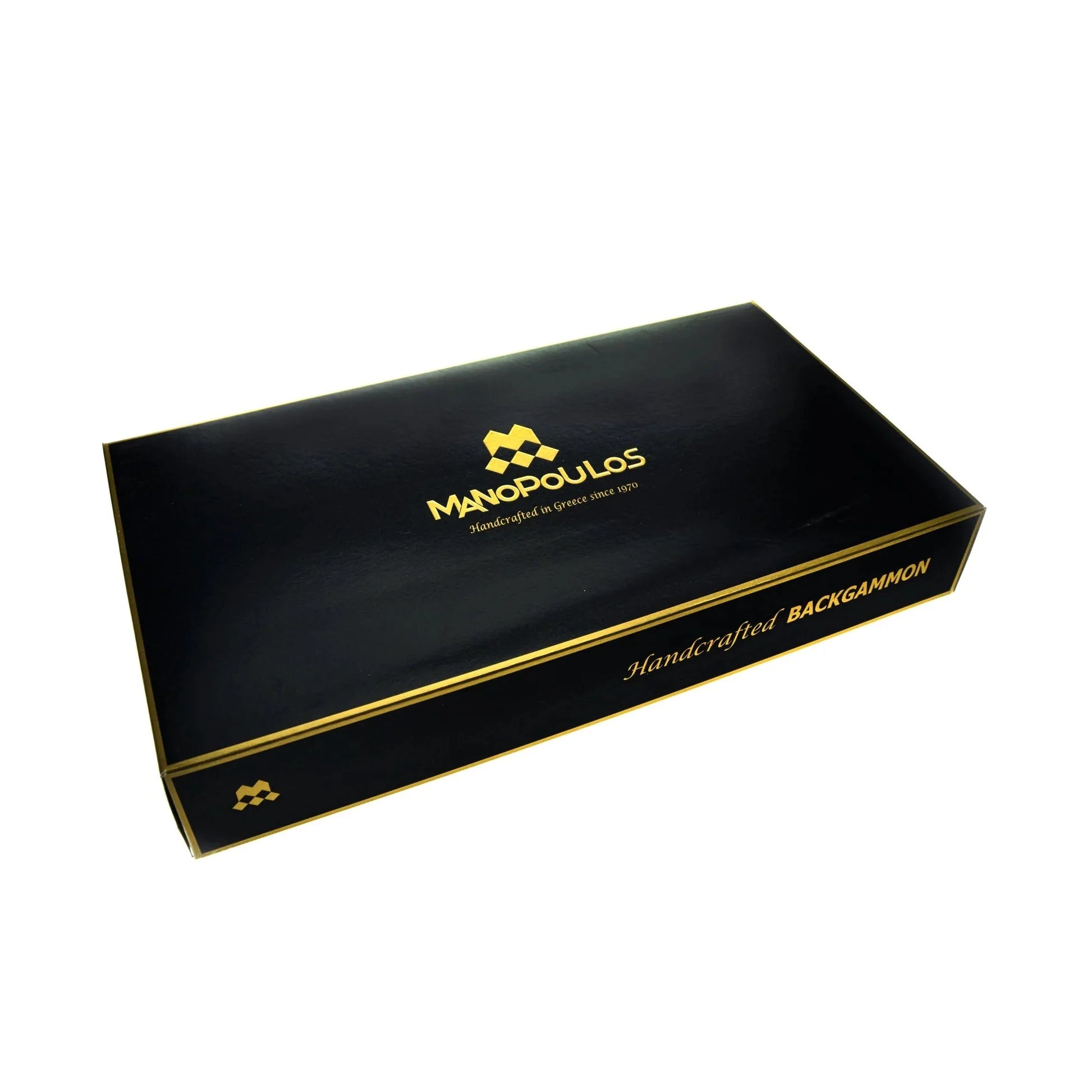 Manopoulos Raspberry Leather-Marquetry Backgammon