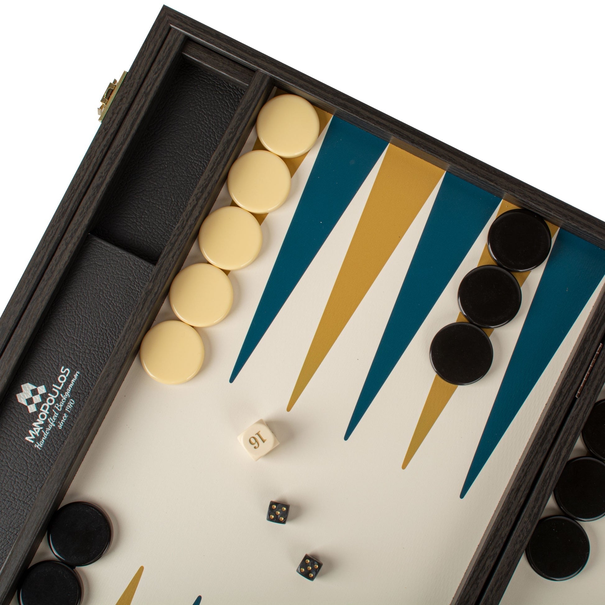 Manopoulos Grand Prix Tournament Backgammon Set